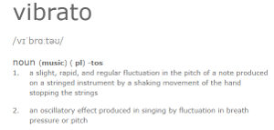 Vibrato definition dictionary dot com