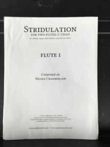 Stridulation for 2 Flutes and Cello