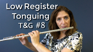 Low Register Tonguing Taffanel and Gaubert 8 FluteTips 45