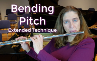 Bending Pitch Extended Flute Technique