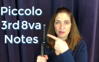 Piccolo 3rd Octave Notes