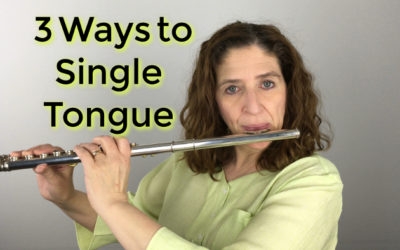 Single Tonguing 3 Different Ways