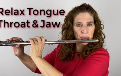 Playing Flute Without Tension in Your Tongue Throat & Jaw