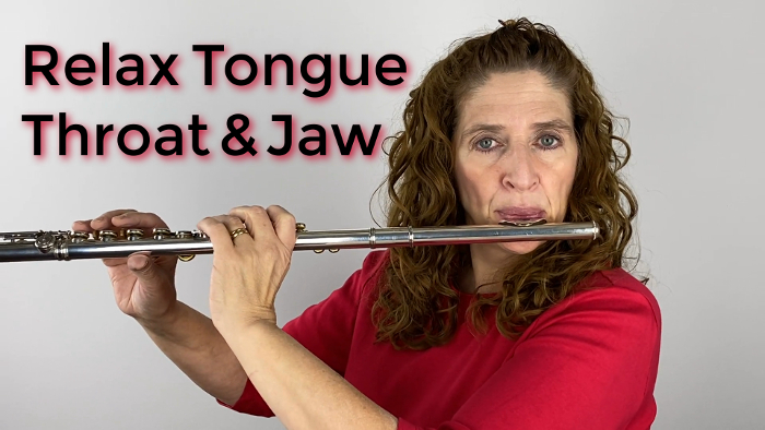 Playing Flute Without Tension in Your Tongue Throat & Jaw