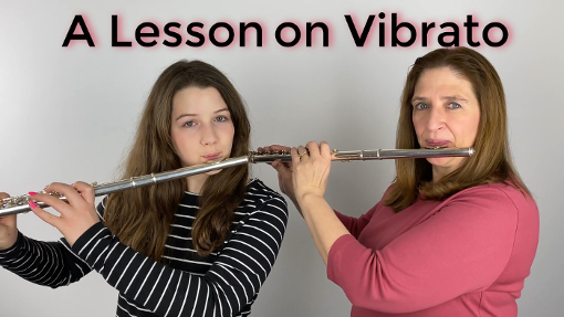 Live Flute Lesson on Vibrato with 12-Year-Old Student Waverly - FluteTips 122