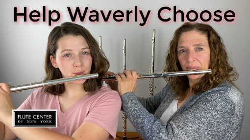 Helping Waverly Choose Her Next Step-Up Flute - FCNY Sponsored