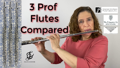 Comparing 3 Professional Flutes Haynes Powell Brannen - Flute Center Sponsored