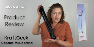 KraftGeek Capsule Music Stand Review by DoctorFlute